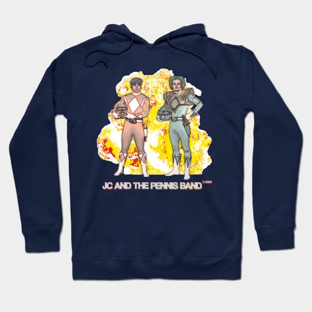 JCP Power Ranger Design Hoodie by JC and the Pennis Band